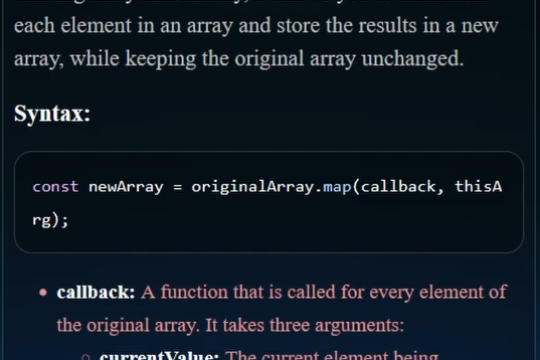 49. map() in JavaScript